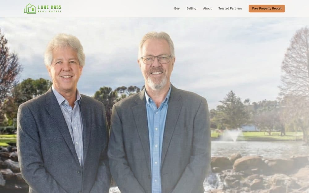 Luke Nass Real Estate website