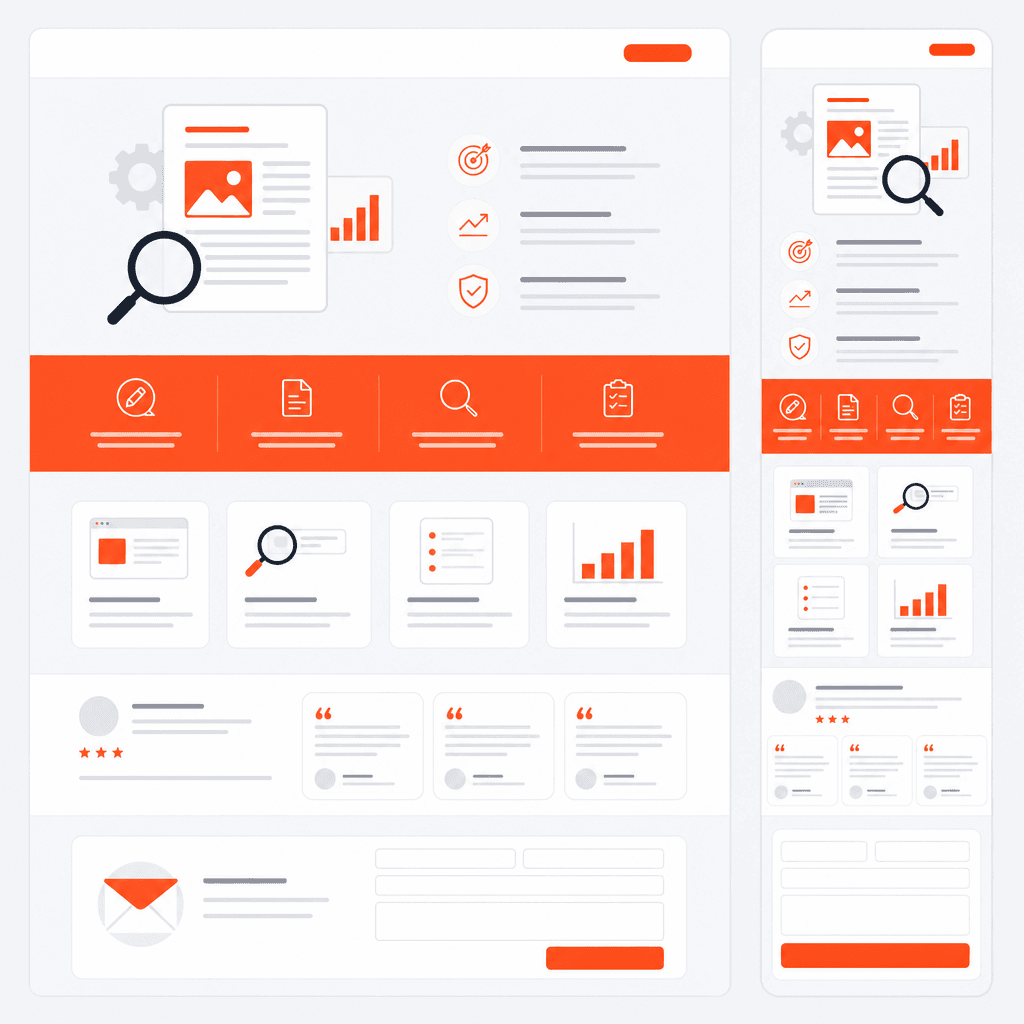 SEO content writing service page